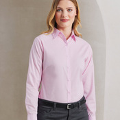 Women's poplin long sleeve blouse